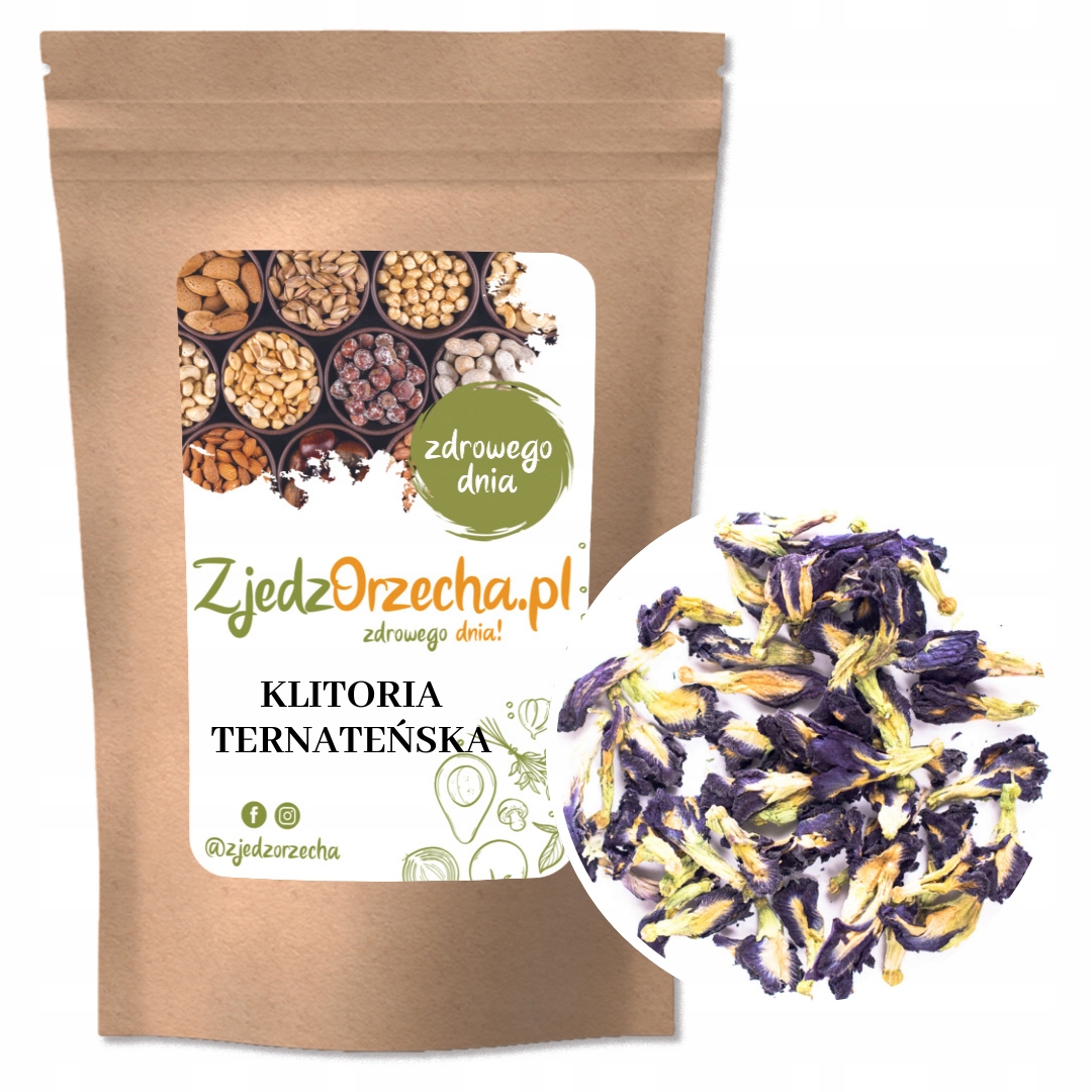Klitoria Ternateńska modrý čaj Doplněk Stravy butterfly pea 1kg