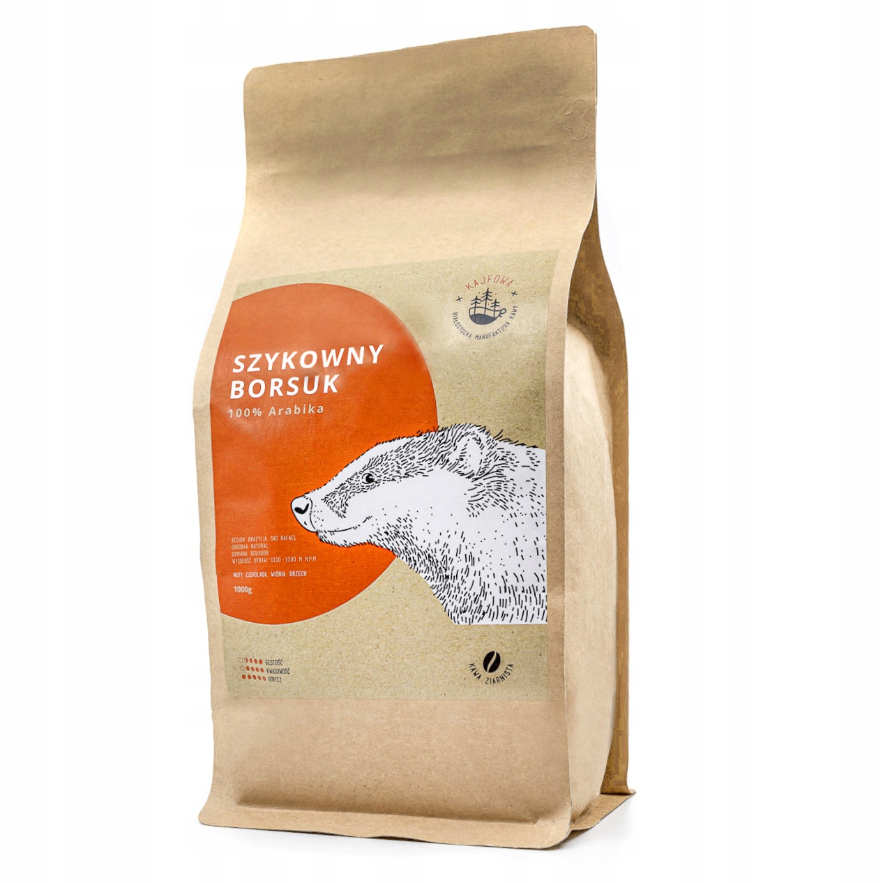 Levně Kafová Káva Zrnková Šikovný jezevec 1 kg