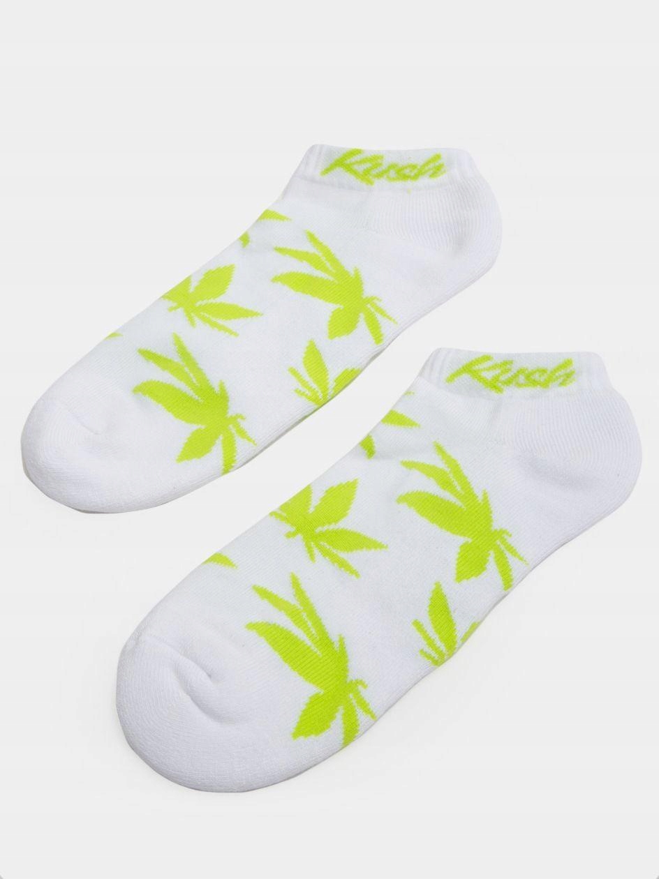 

Niskie Skarpetki Kush stopki Białe Limonka 41-46