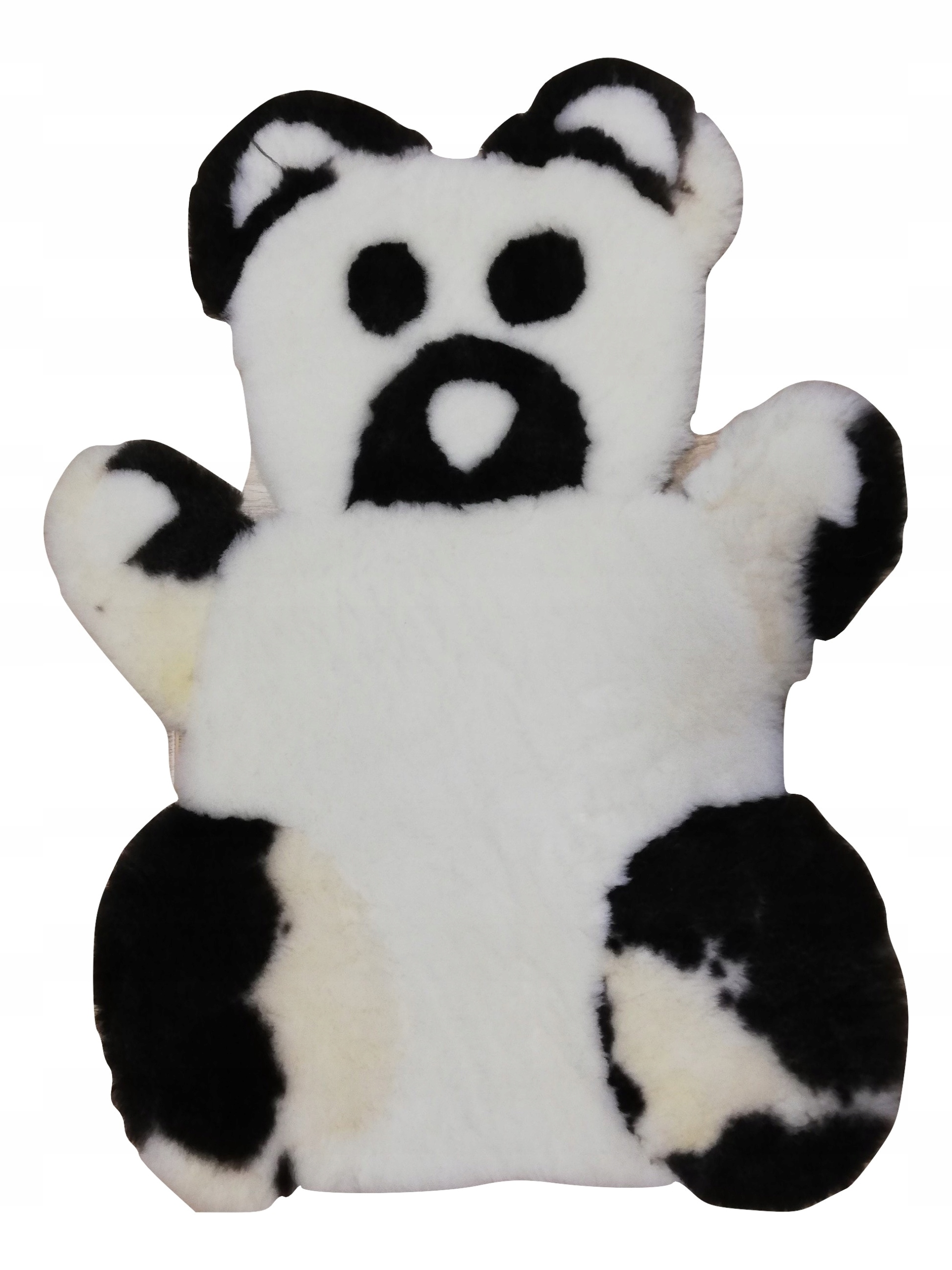 Koža z ovčej vlny Dekoratívna koža Panda