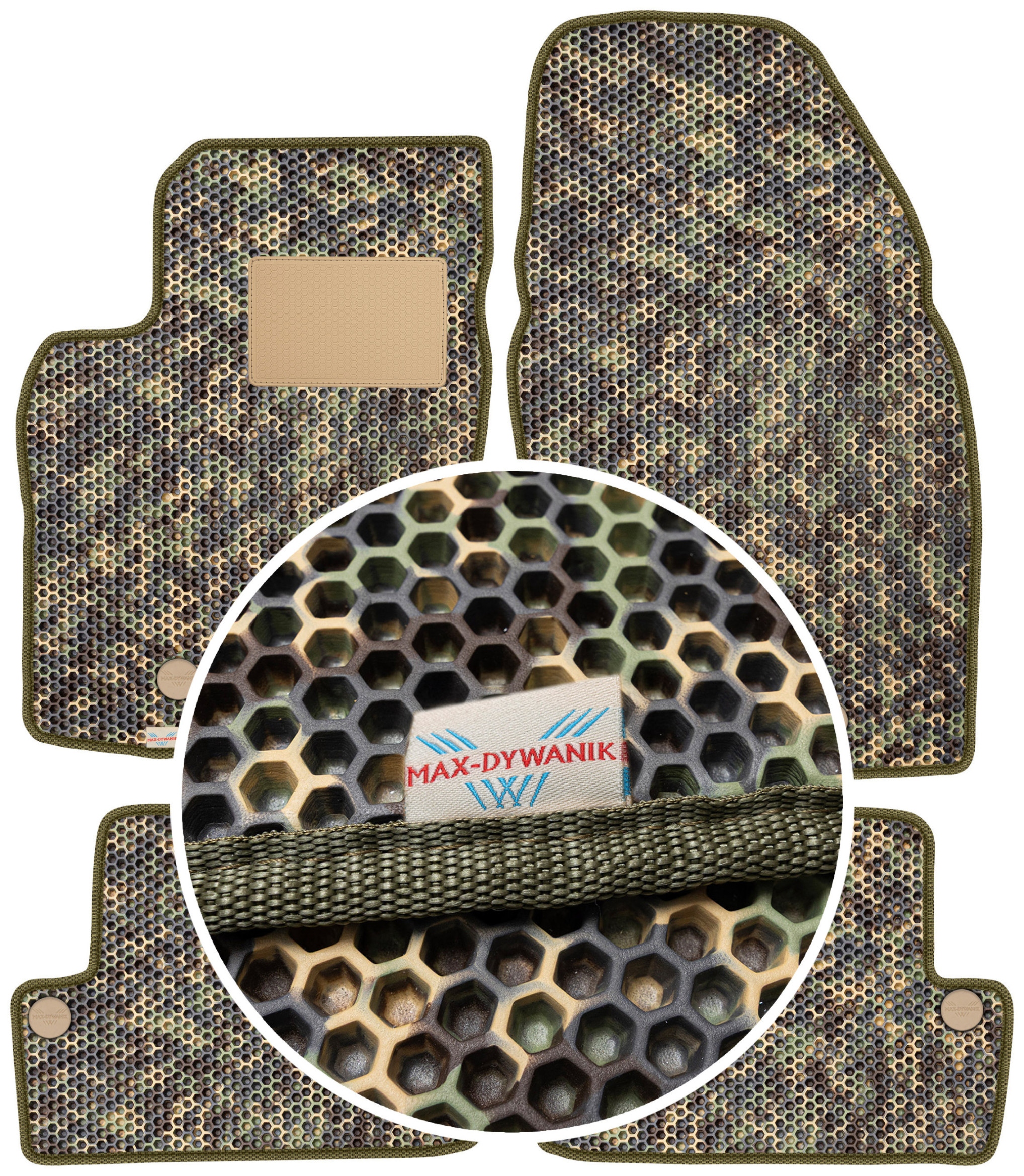 Volvo S60 I 2000-2010 Gumové rohože do auta Eva Moro