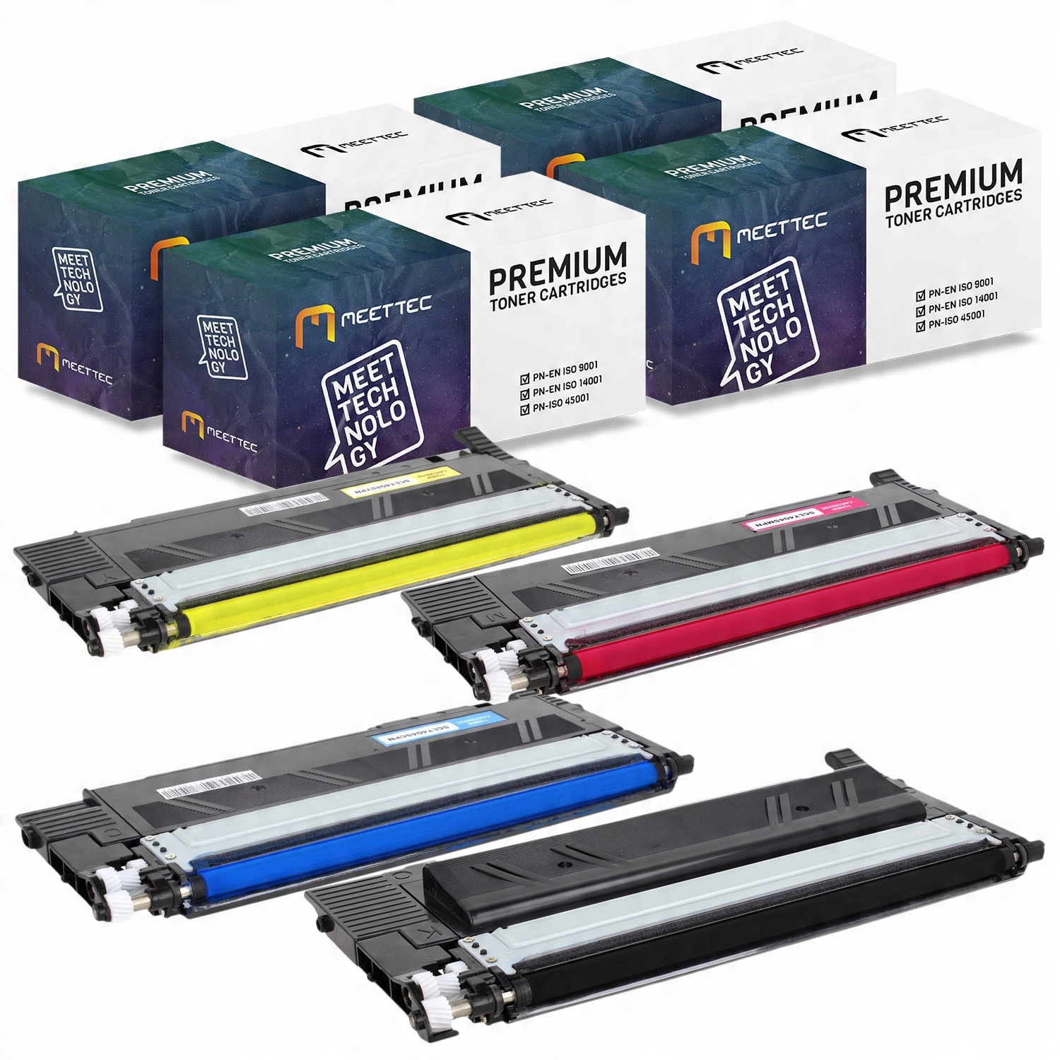 

4x Toner do Samsung C430 C480 CLT-404S Cmyk