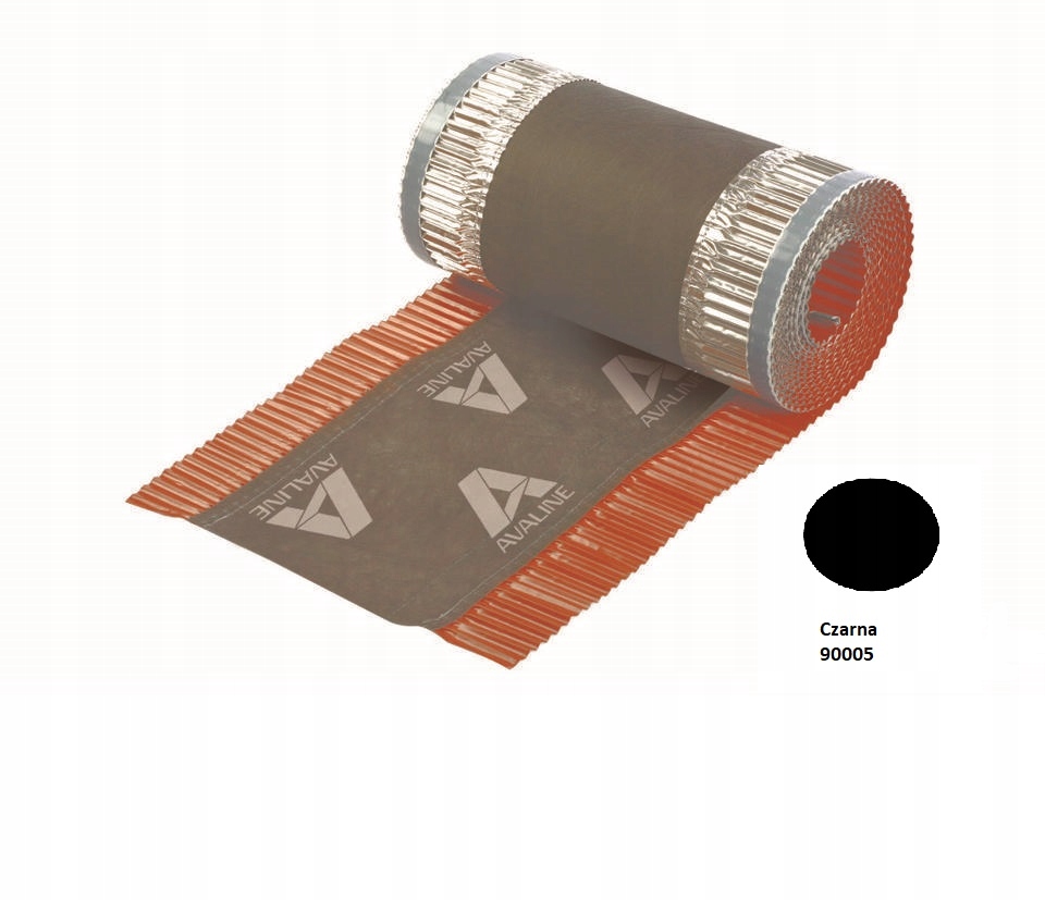 Taśma kalenicowa AVALINE VENT-ROLL 300 5mb Czarna