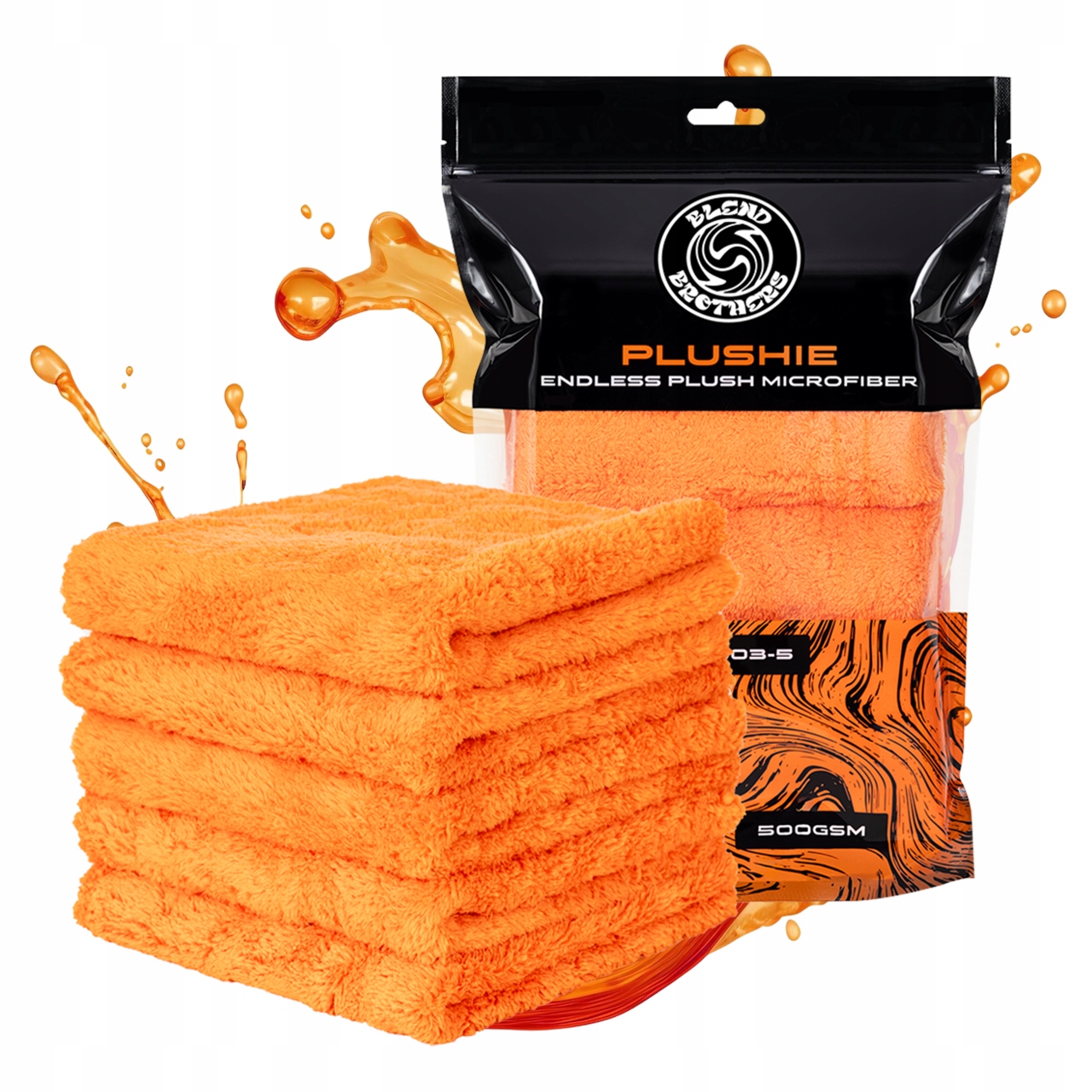 Mikrofibra Ultramiękka Uniwersalna 40x40cm 500gsm Plushie 5szt.