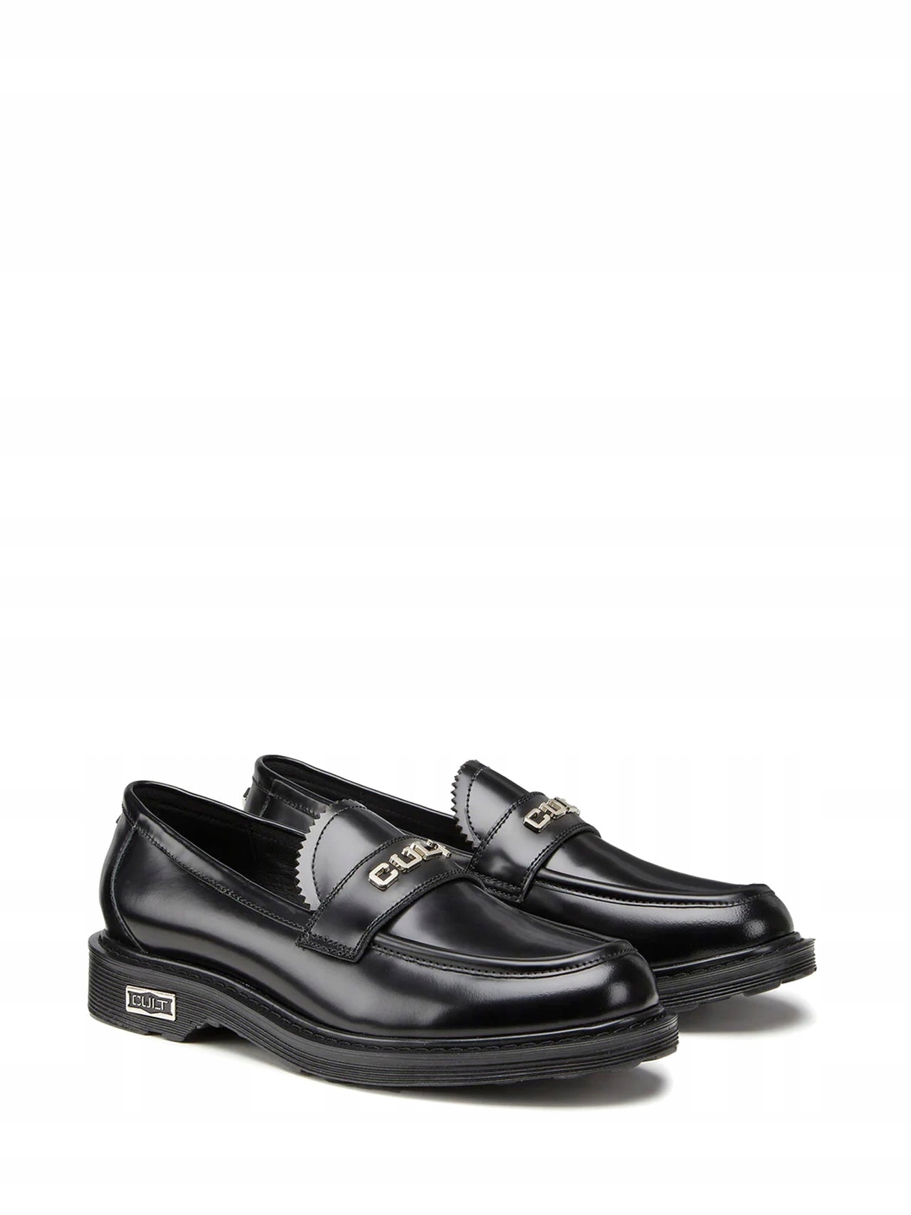 Cult Černé Lakované Dámské Mokasíny S Kovovým Logem 41 6CA