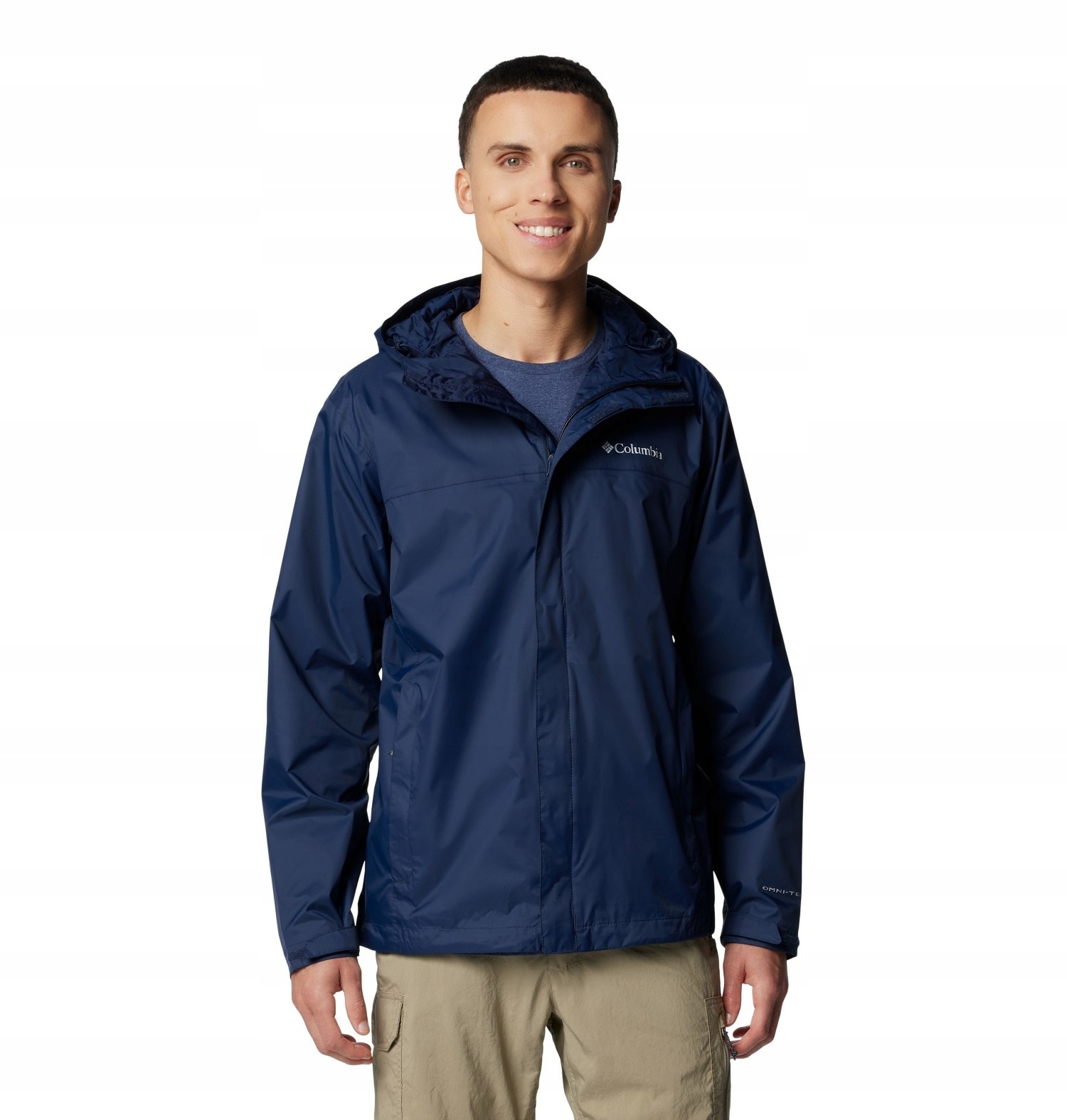 Męska kurtka przeciwdeszczowa Columbia Watertight II collegiate navy S