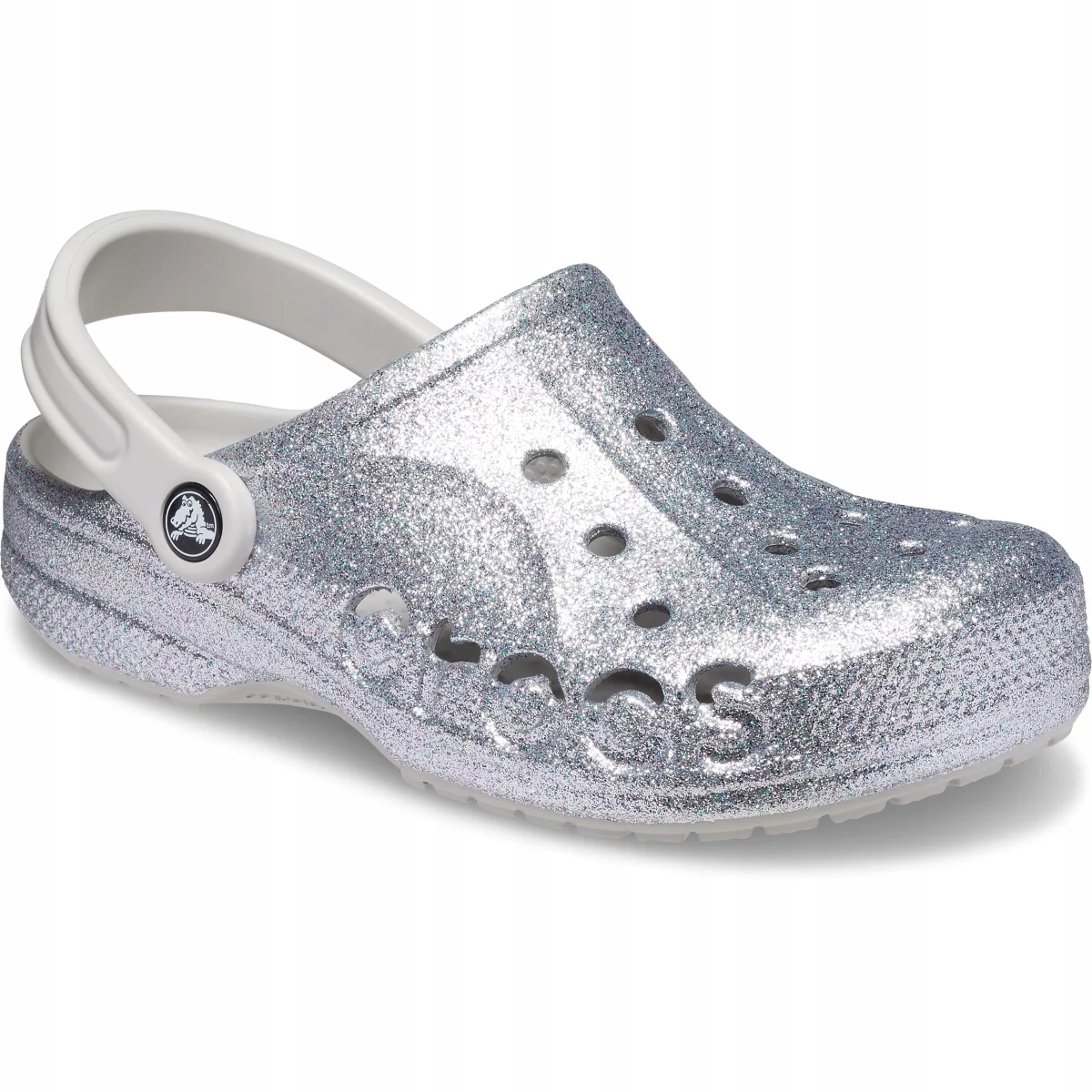 Crocs Damskie Lekkie Buty Chodaki Klapki Baya Glitter 205925 Clog 39-40