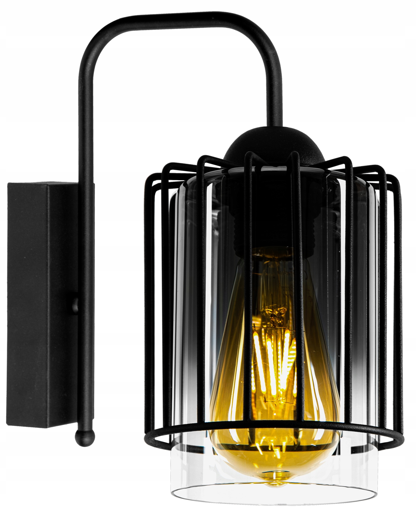 

Nowoczesna Szklana Lampa Ścienna Kinkiet Tuba Led