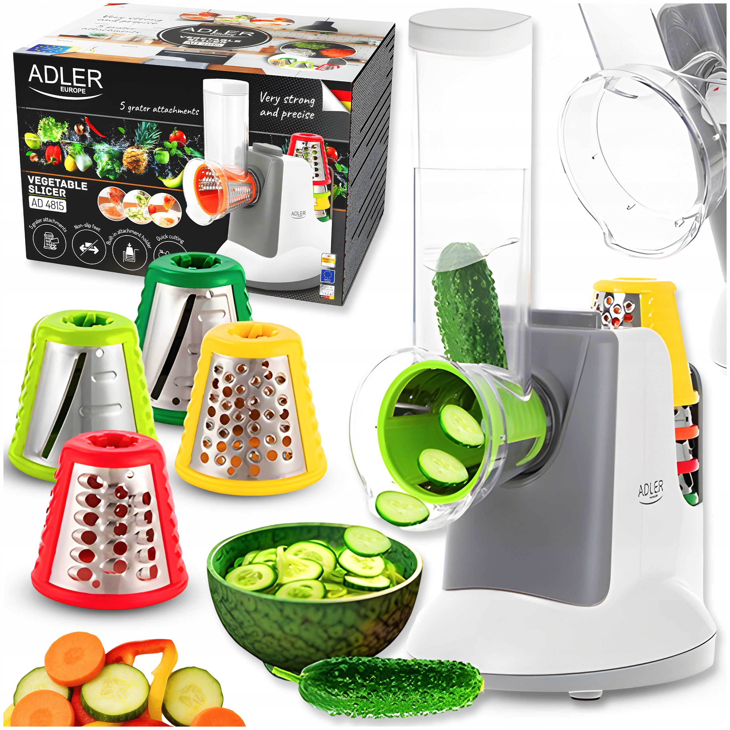 Kráječ Na Zeleniny Zelí Elektrické Struhadlo Kráječ Struhadla 5 Nástavců