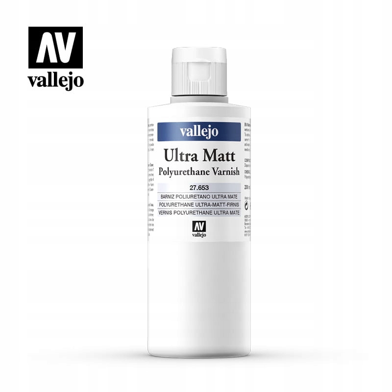 

Vallejo 27653 Ultra Matt Polyurethane Varnish 200m