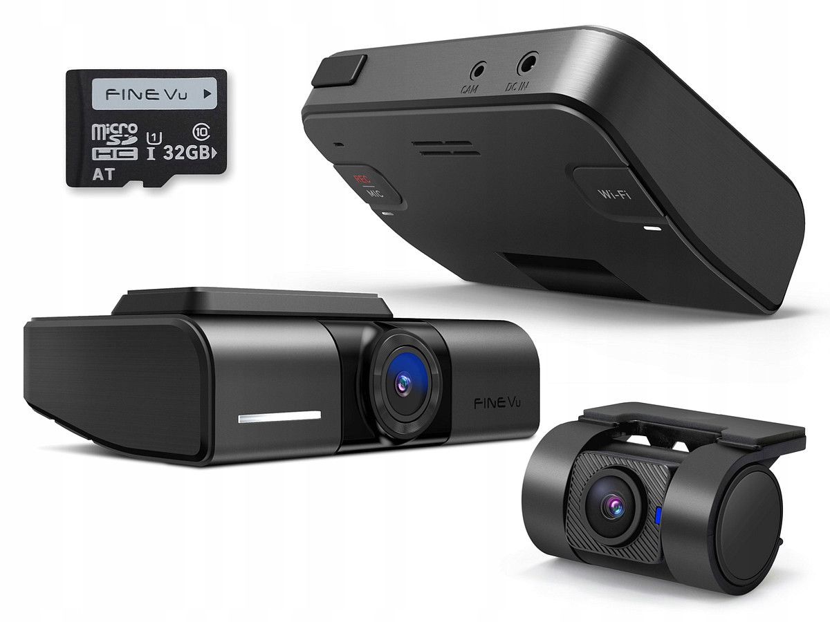 

FineVu GX1000 rejestrator 2xQHD WiFi Gps Ai radary