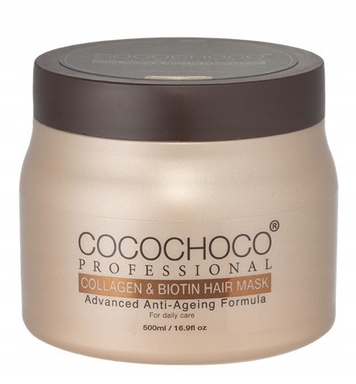 Cocochoco Collagen & Biotin maska do włosów kolagen biotyna 500ml