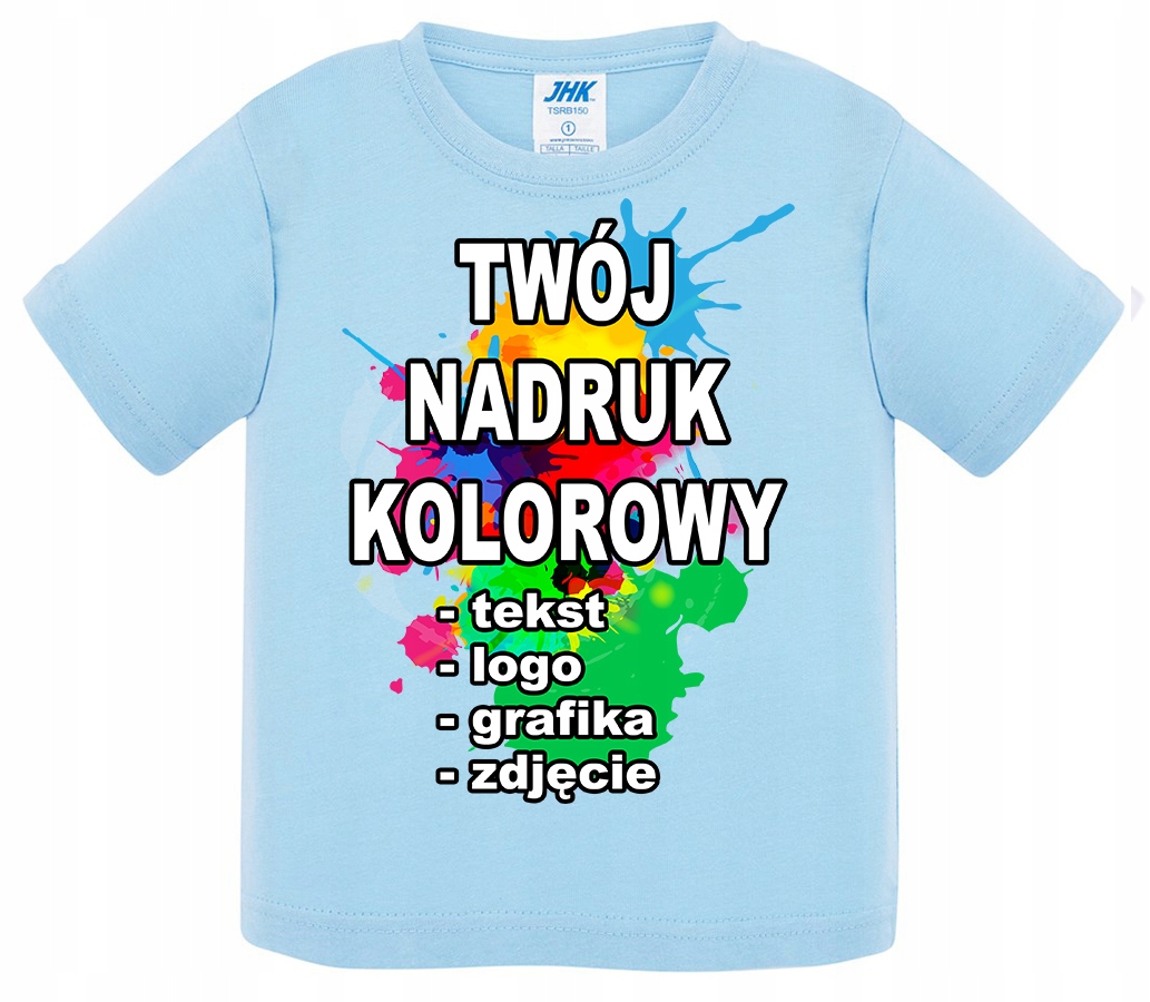 

Koszulka Niemowlęca Z Własnym Nadrukiem 92