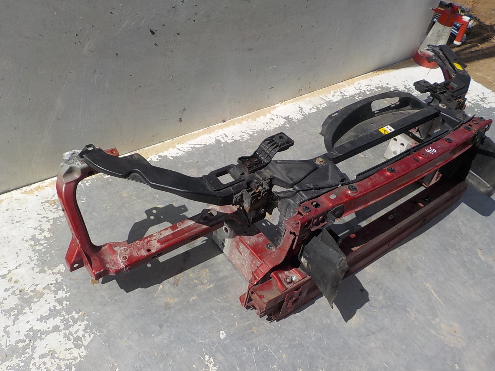 446 JAGUAR XE X760 R-SPORT support panel for radiators sider pillar iron OKULAR