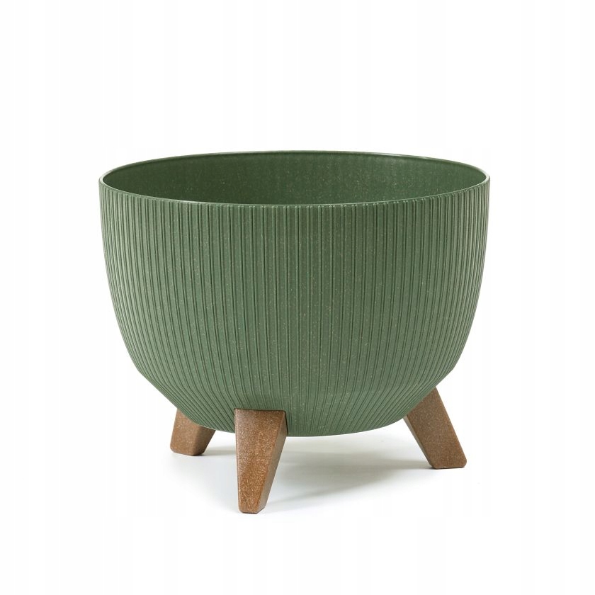 

Doniczka Roma Jumper Eco Wood fi 290 zielony leśny