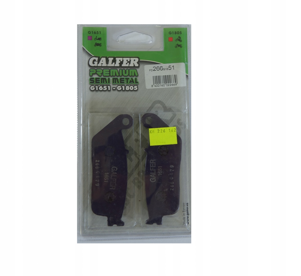 Klocki hamulcowe przód HONDA CB 600 HORNET 98-06