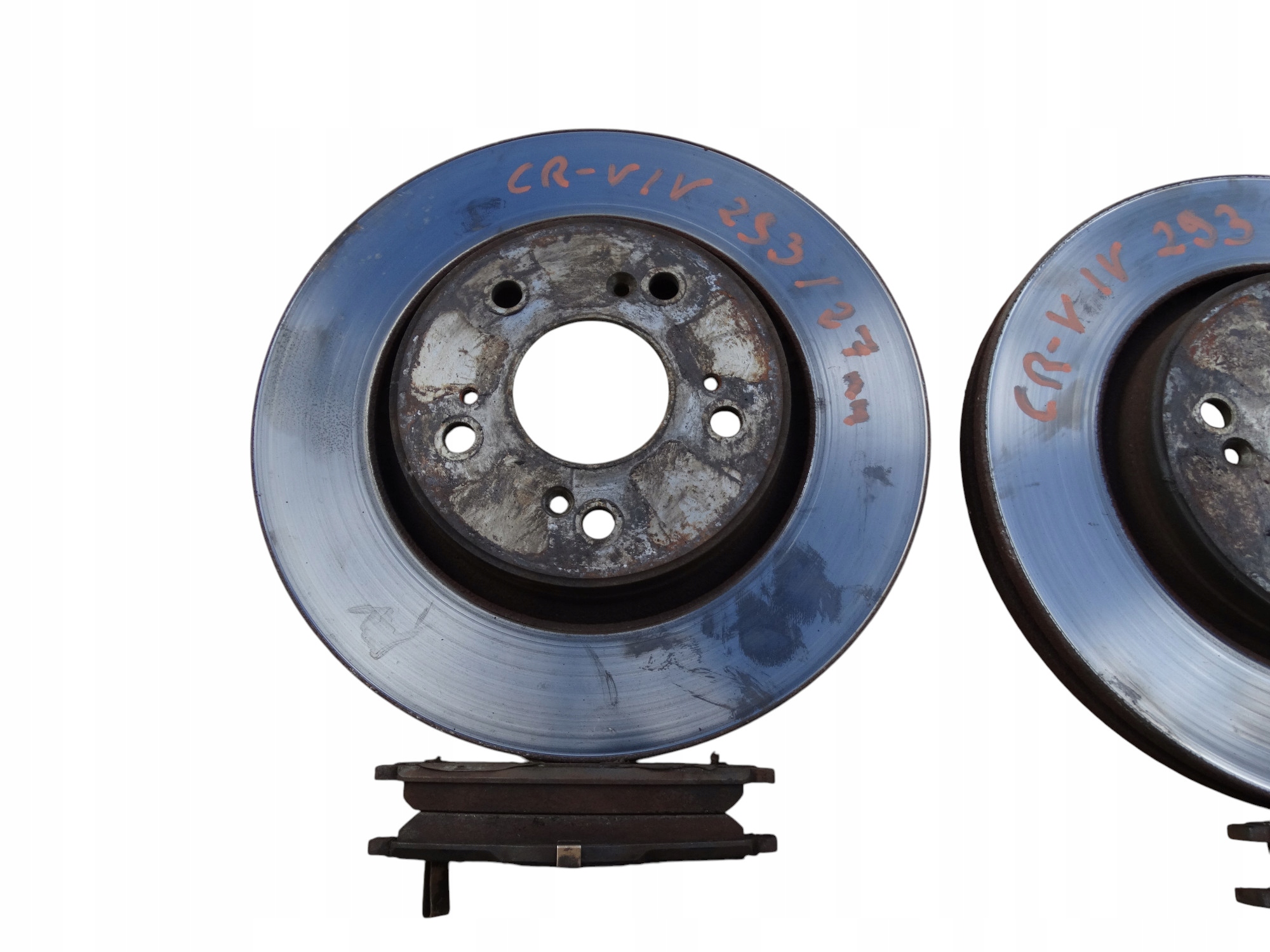 running board discs brake 293mm + plates front HONDA CR-V IV (RM_) 2012-2017