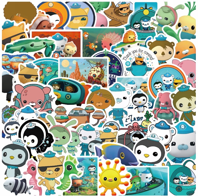 

Naklejki wodoodporne Oktonauci Octonauts 50 szt.