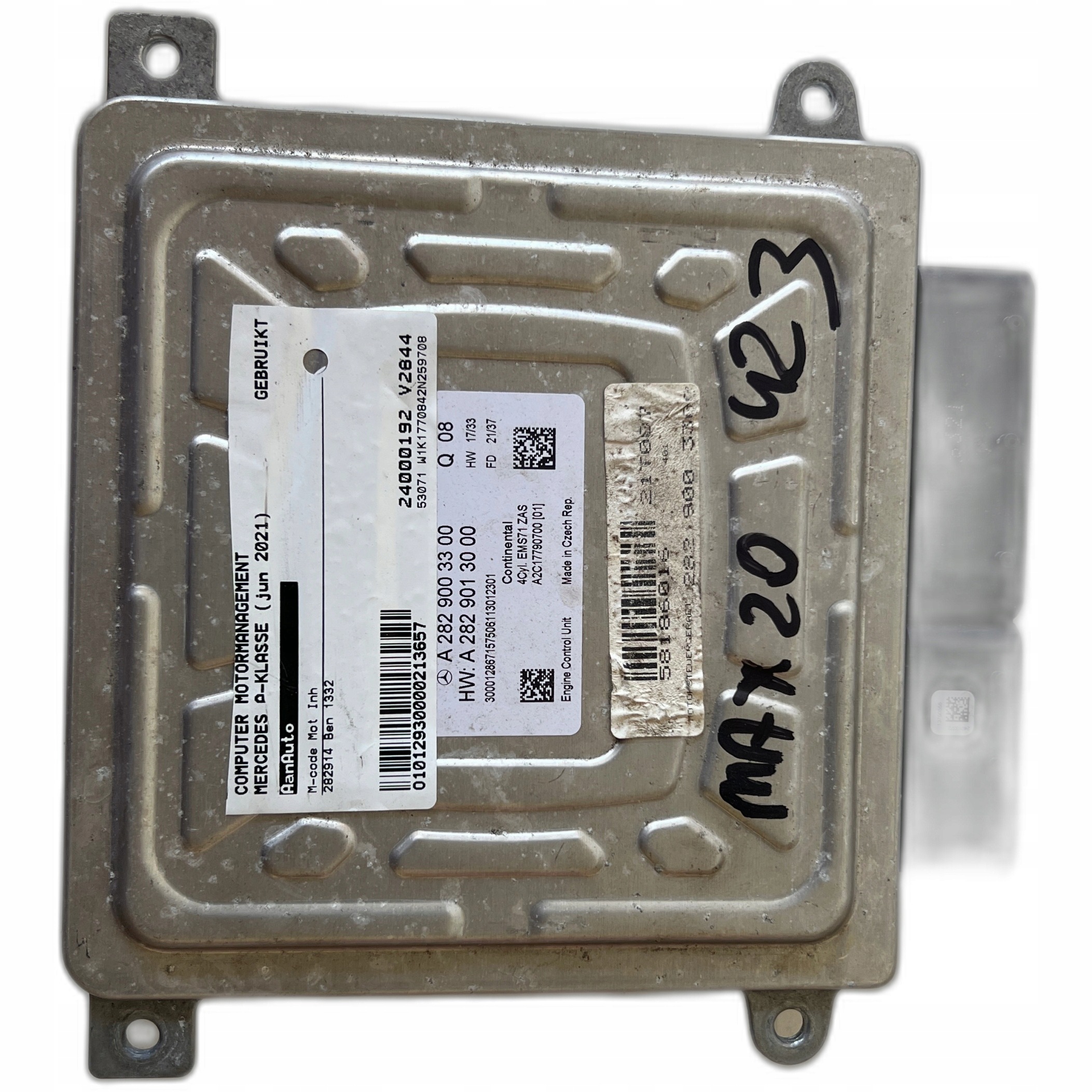 MERCEDES A KLASA 1.3 control unit A2829003300 A2829013000 A2C17790700