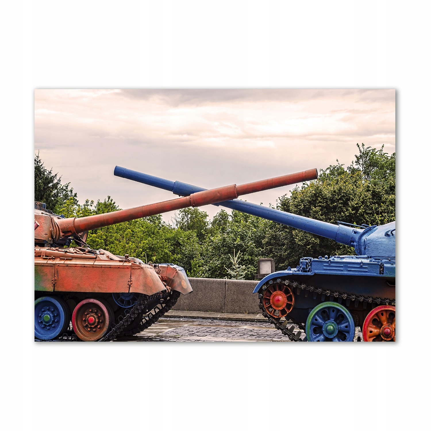 

Obraz zdjęcie na ścianę akryl Dwa czołgi 100x70 cm