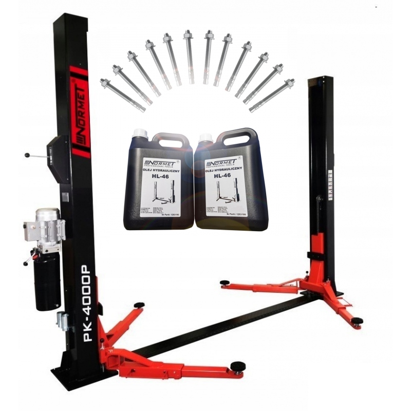 Podnośnik dwukolumnowy Normet PK-4000P 230V