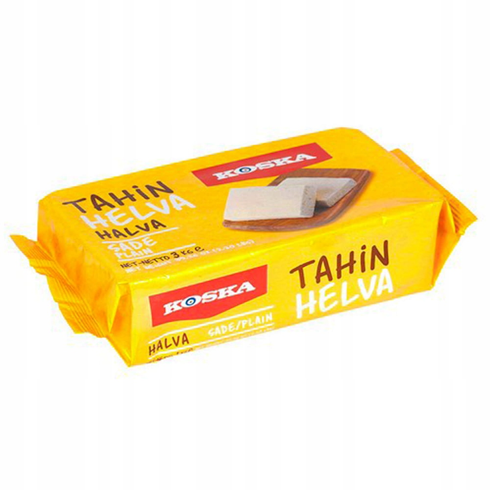 Chałwa turecka sezamowa Koska waniliowa blok 3kg