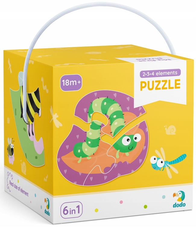 

Dodo Puzzle 2 3 4 Elementy Owady DOP300253 +18 Msc