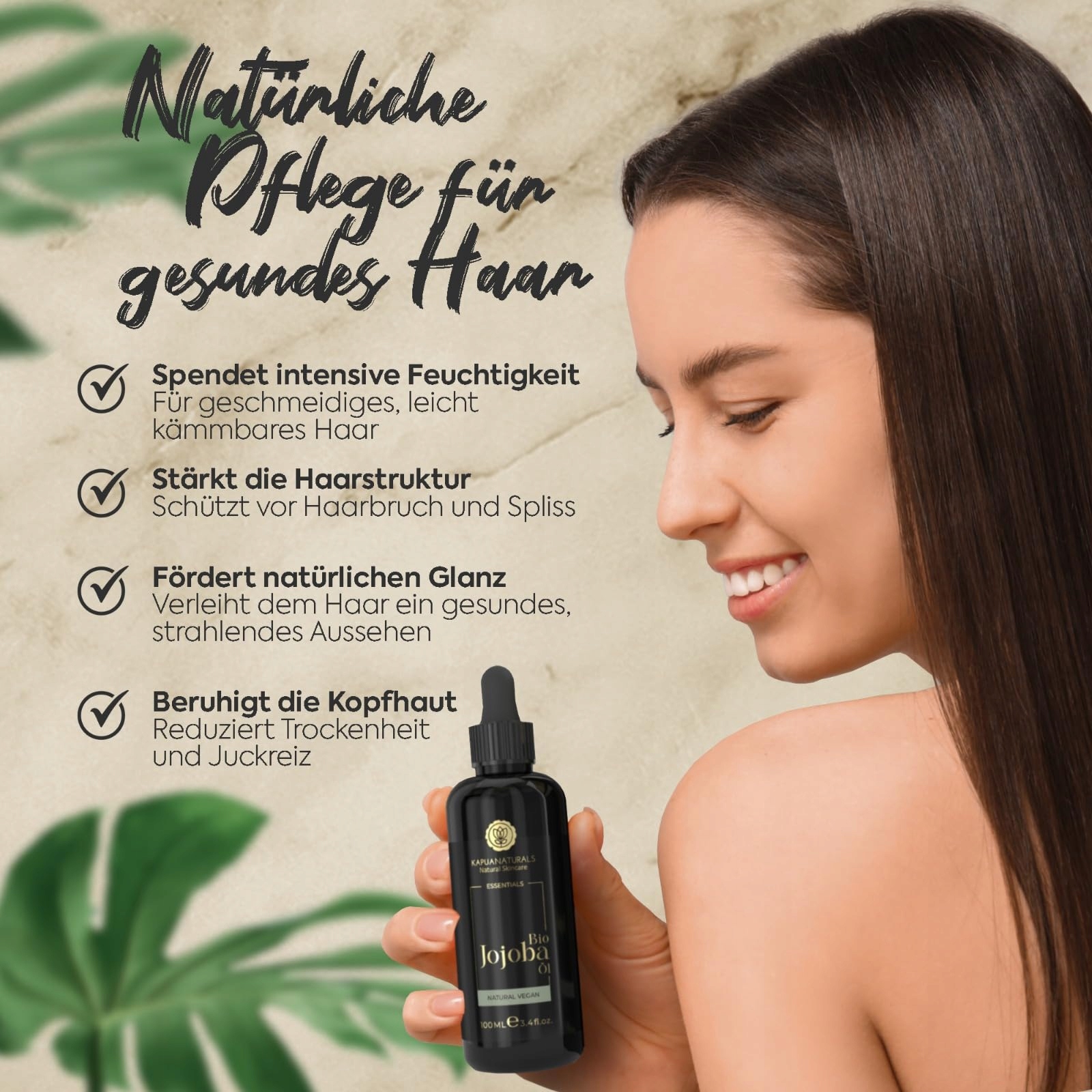 BIO JOJOBA OLEJ 100ml Naturalny Do Włosów Skóry Paznokci Wegański — miniatura 7