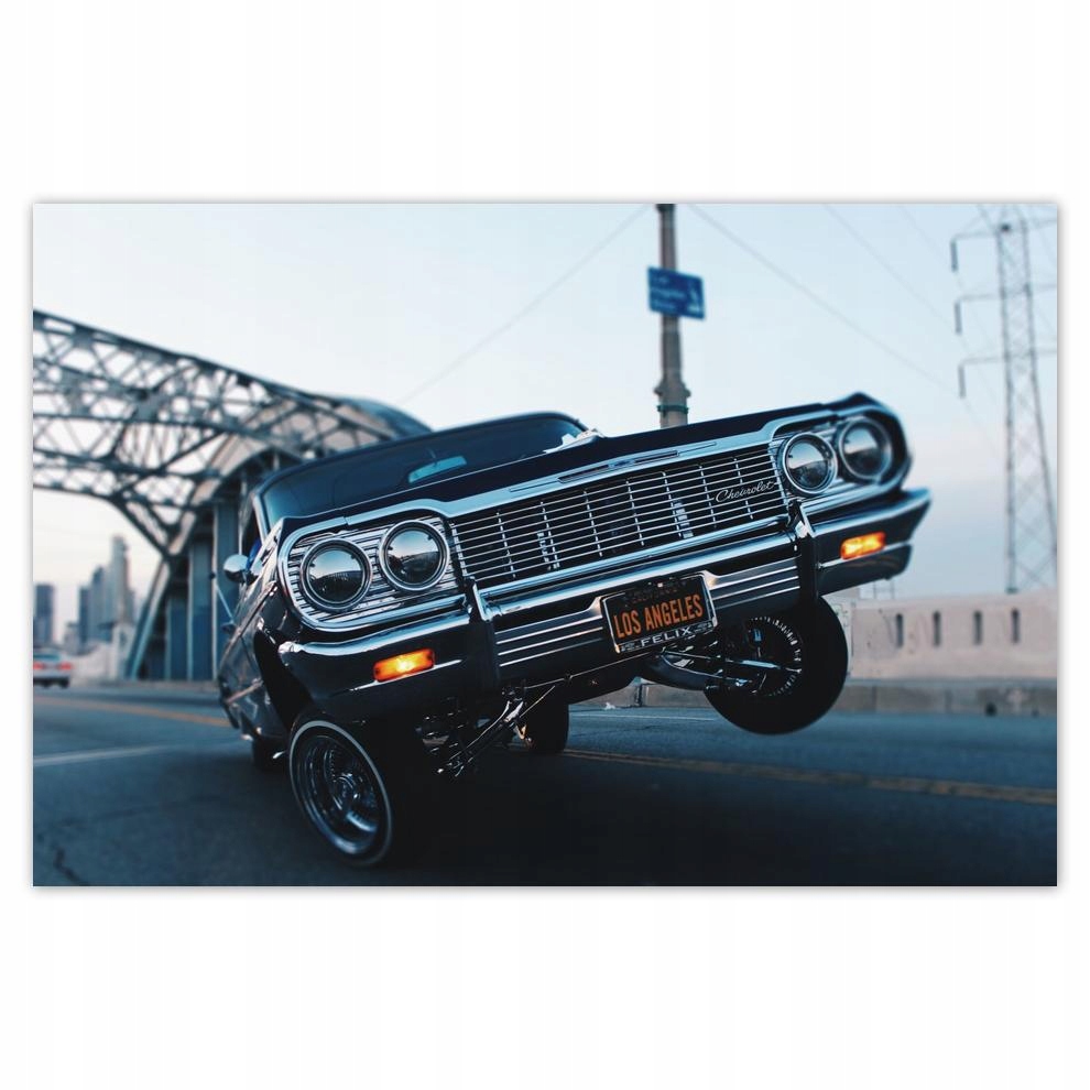 

Plakat 93x62 Chevrolet Skaczące auto