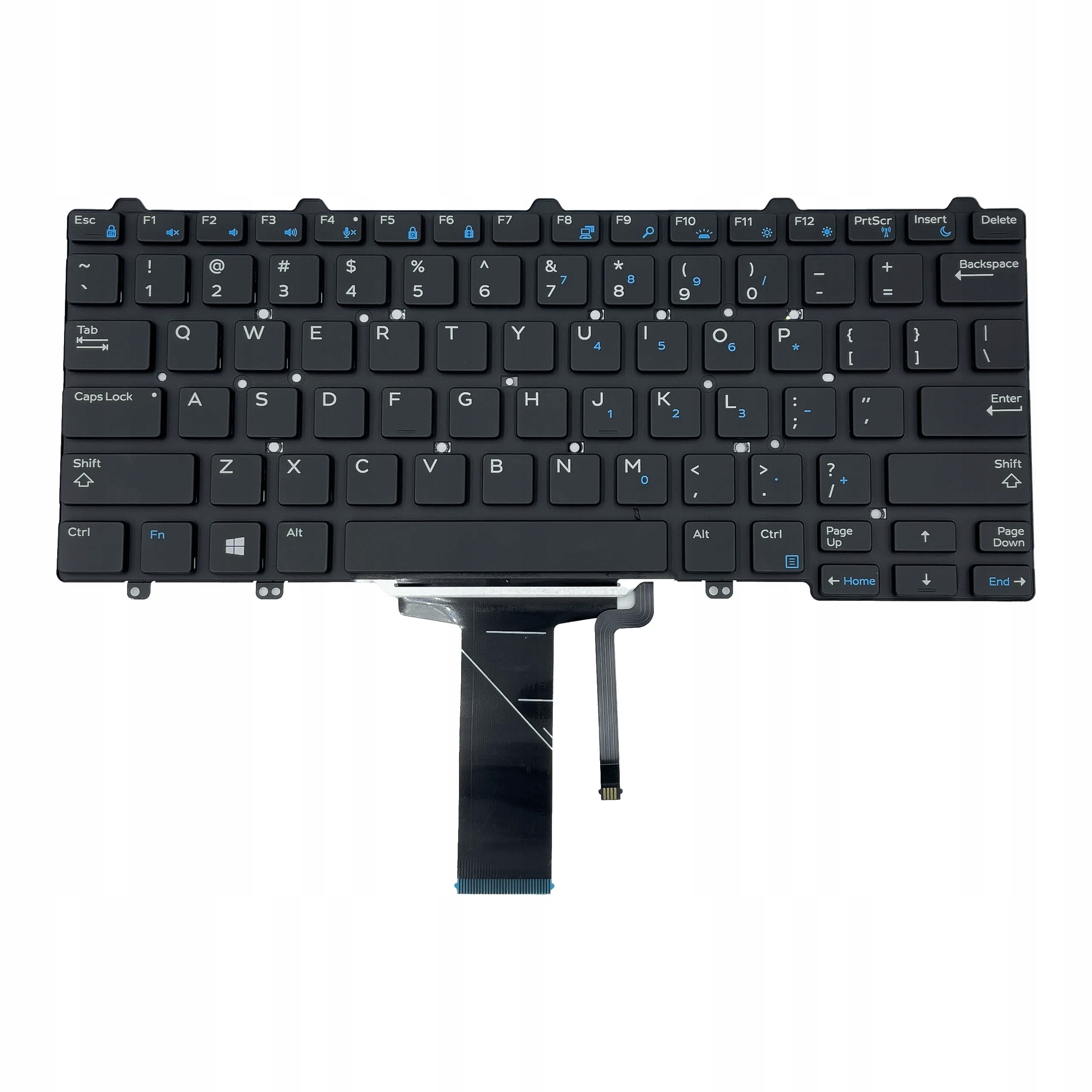 Klawiatura Dell Latitude E5470 5480 5490 7480 7490 Led Single Point