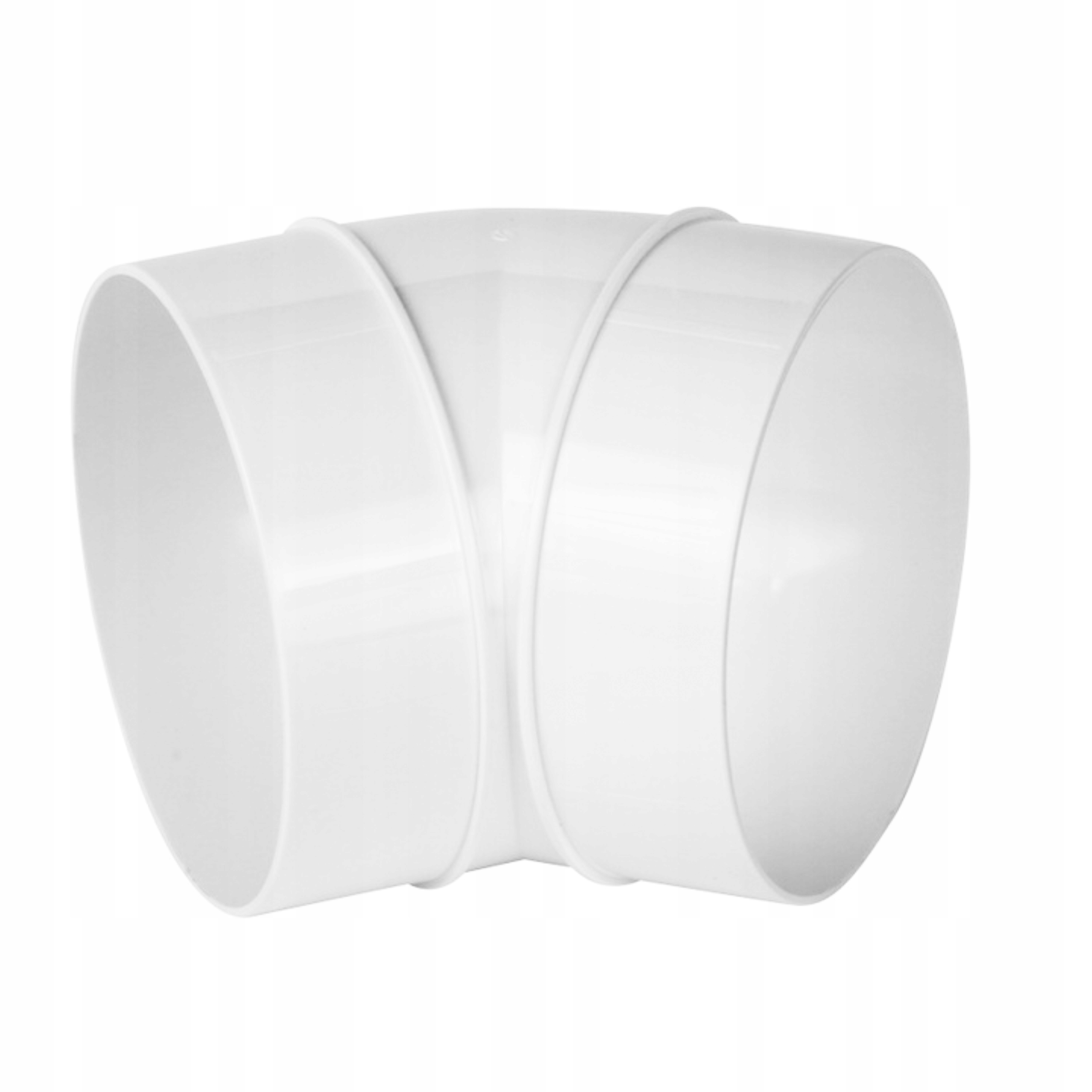 

Kolano kanału okrągłego 45° rury fi 100mm Awenta