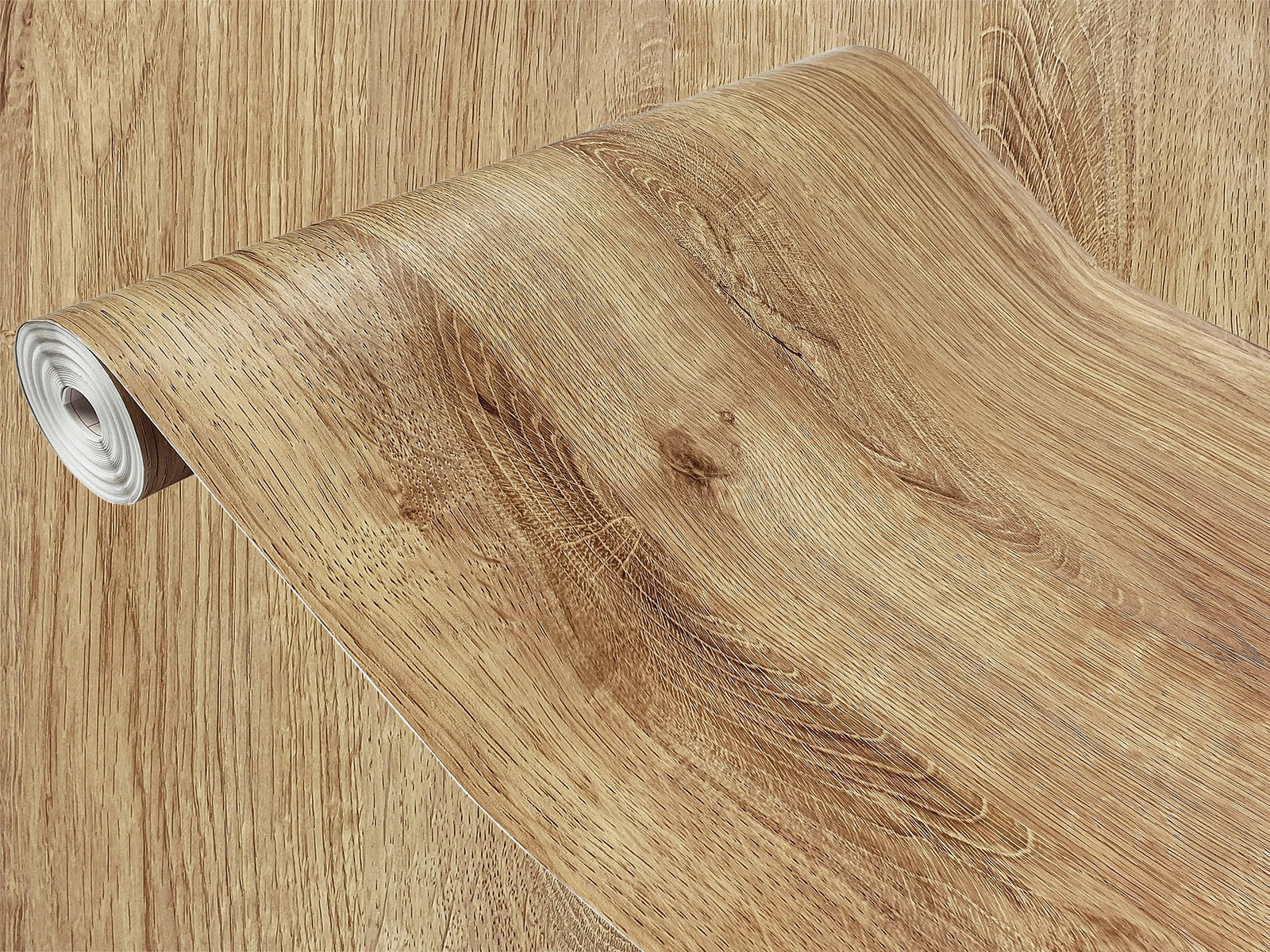 Samolepicí dýha na nábytek Pracovní stůl Diy Fólie Dřevopodobná Dub Ribbec