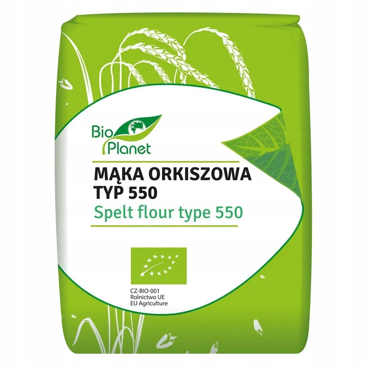 Špaldová Mouka Světlá Typ 550 Bio 1 kg Bio Planet