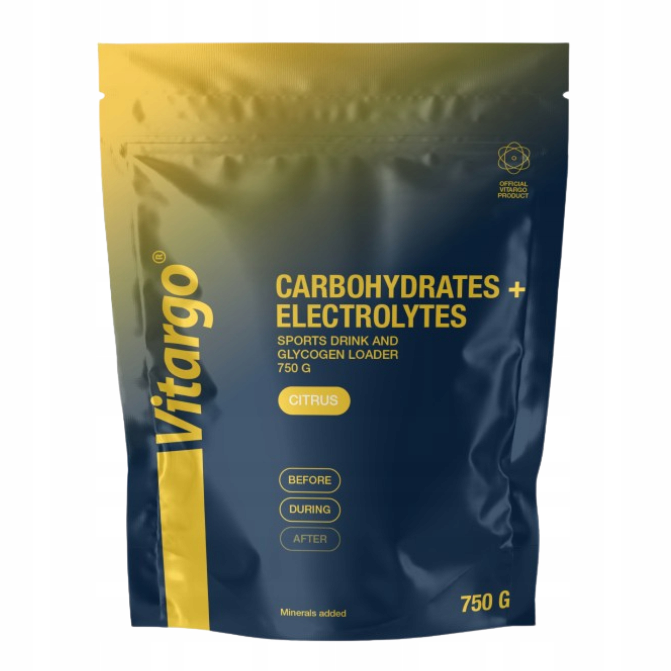 Sacharidy Elektrolyty Vitargo Carbohydrates Electrolyte 750 g Citron