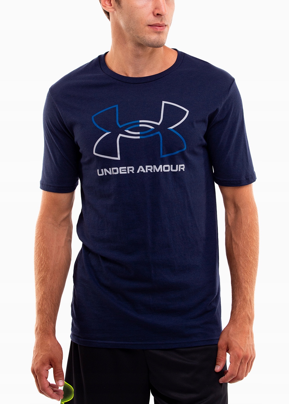 Under Armour koszulka męska t-shirt sportowa logo krótki rękaw roz. S
