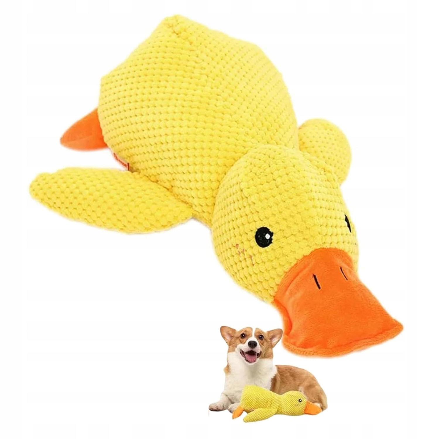 Levně Hračka Pro Velkého Psa Kachna Plyšák Odolná Velikost L Velká XXL