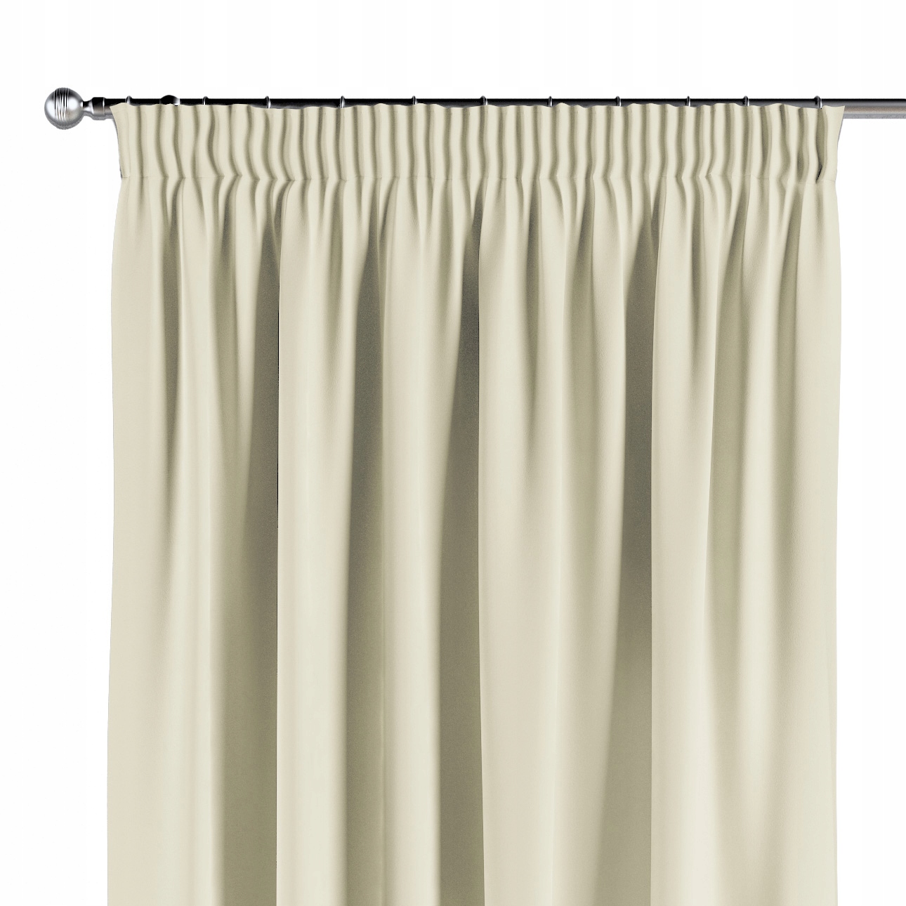 Záves na vlnitej páske 1 ks 140x260 cm biely