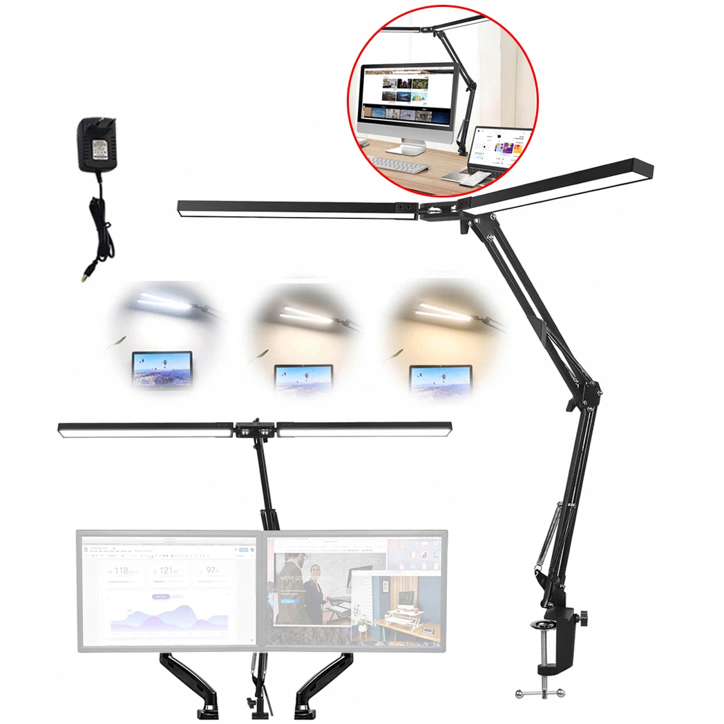 Led Stolní Lampička Na Lampičku Školní Kreslicí Stůl Do Kanceláře S Držákem