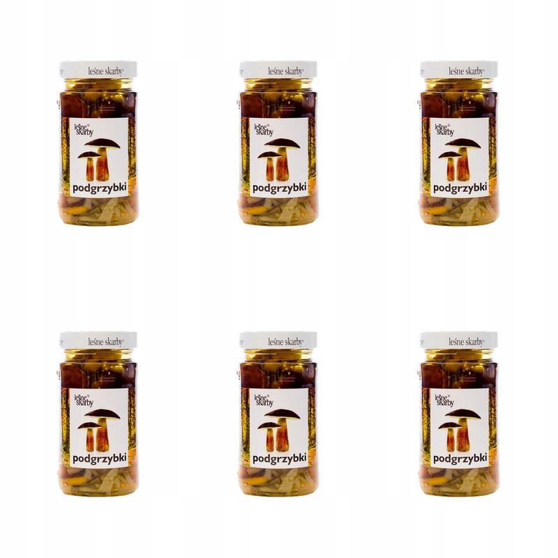 Leśne skarby Podgrzybki marynowane całe 280g X6