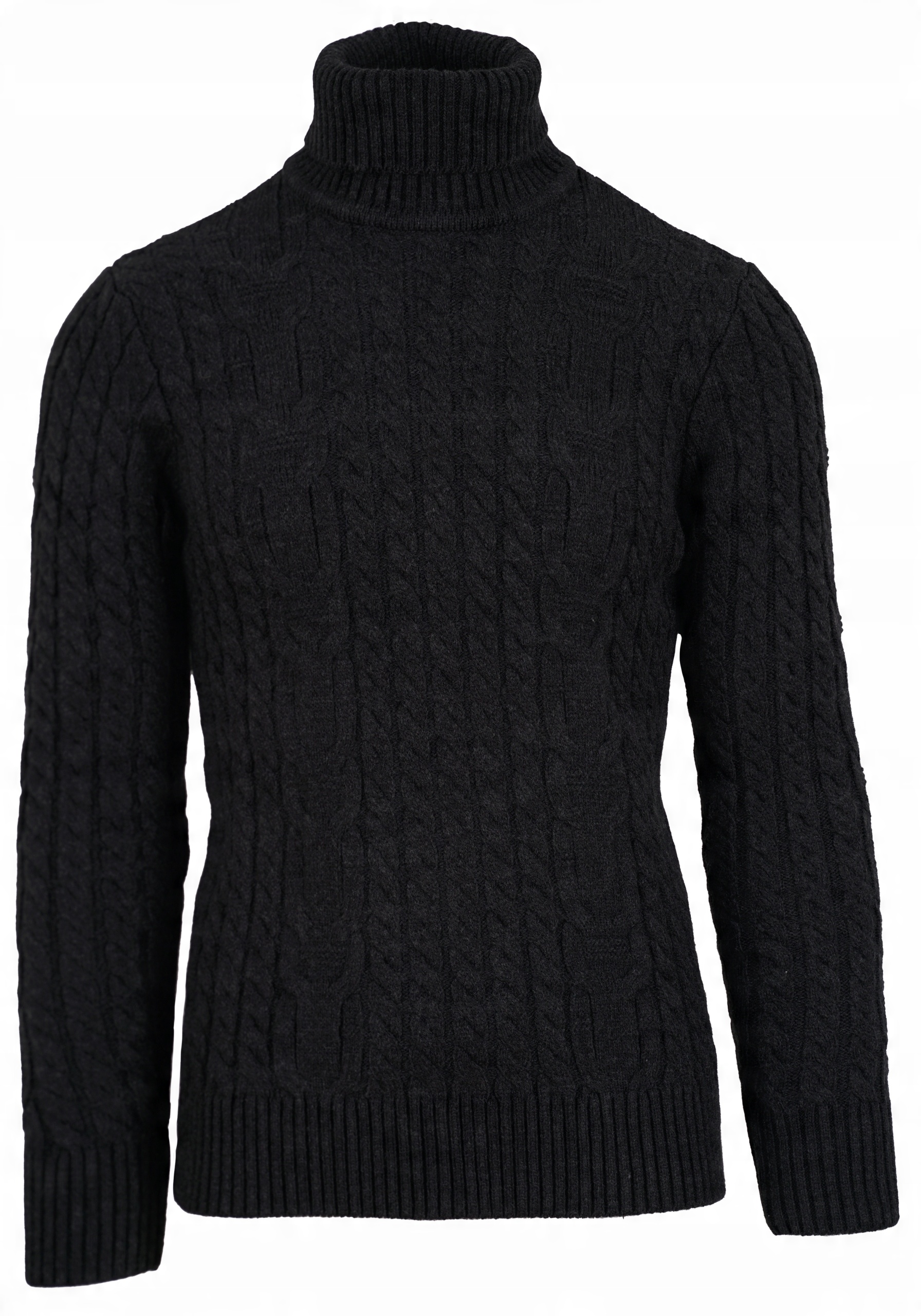 

Sweter Golf Męski Wełniany Ciepły Szary S M