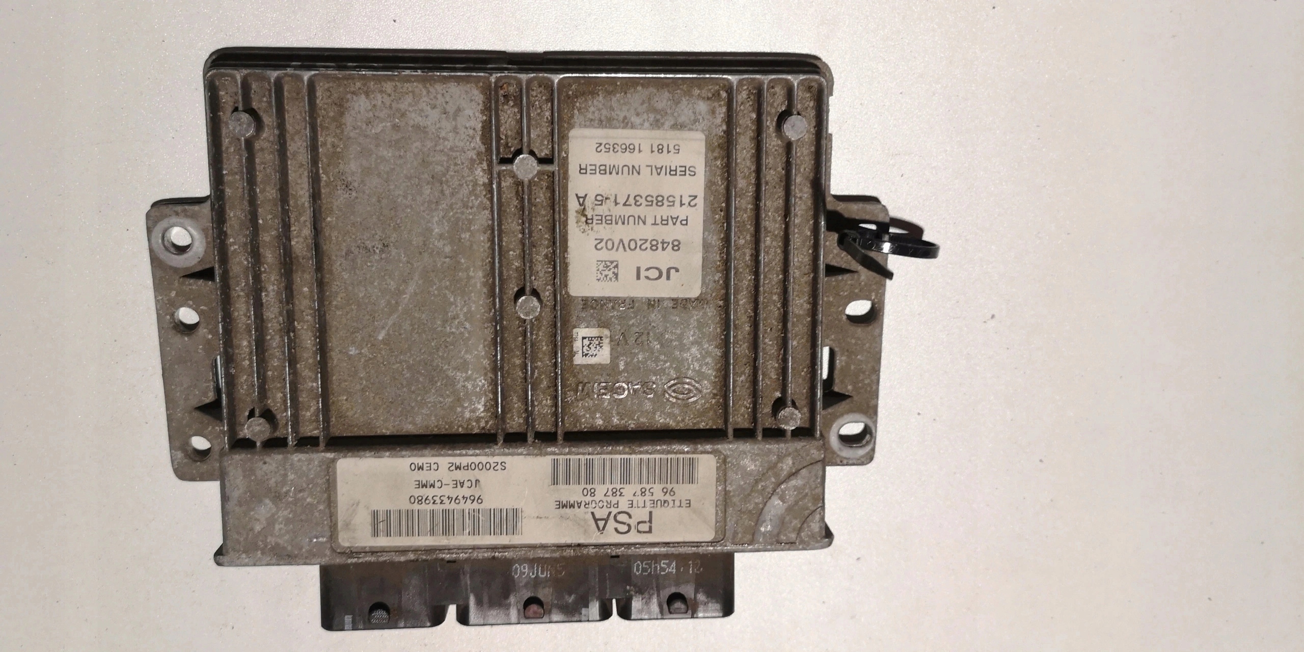 CITROEN BERLINGO PEUGEOT PARTNER computer 9649433980 9658738780
