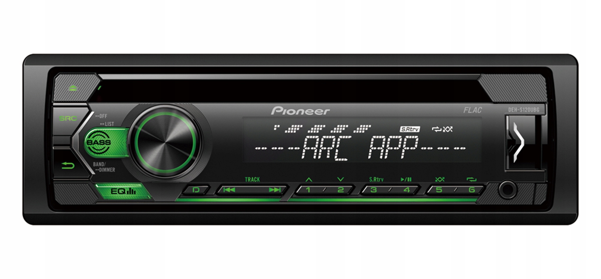 Automobilové rádio CD Aux Usb MP3 Pioneer DEH-S120UBG Zelená hora