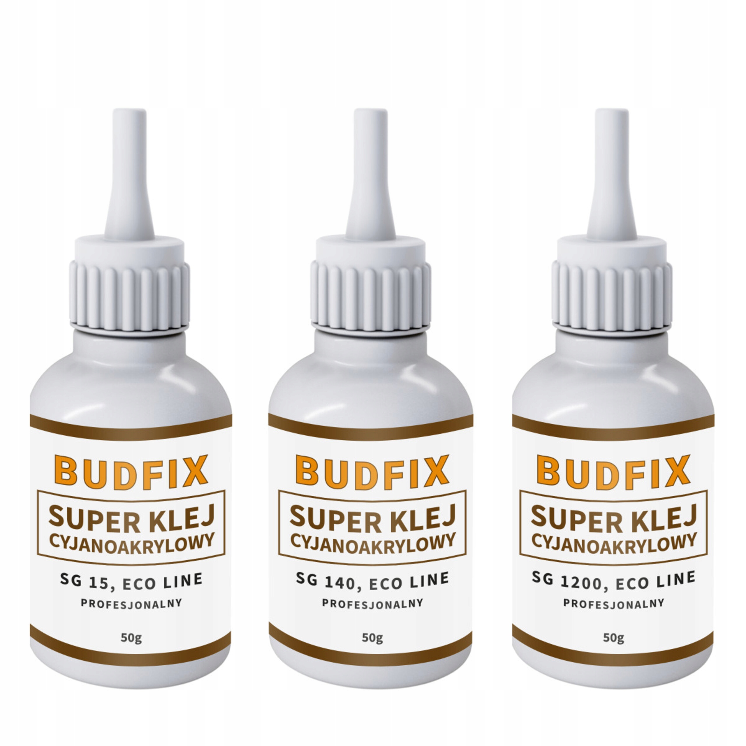Klej Sekundowy Cyjanoakrylowy Rzadki Średni Gęsty 50g Ca Uniwersalny Zestaw