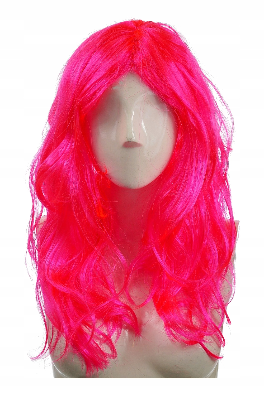 PERUKA NEONOWY OSTRY RÓŻ FALOWANA 45CM E0982 EMAJ Kod producenta E0982