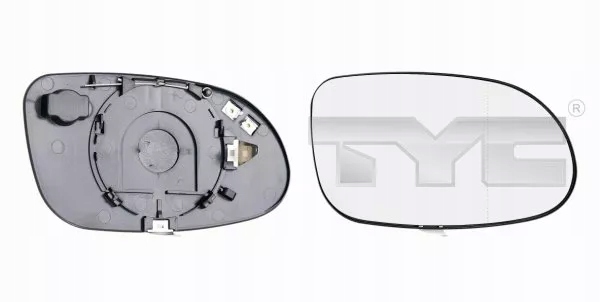 MERCEDES ACLAS W168 1997-2005 SZKLO LUSTERKA RH