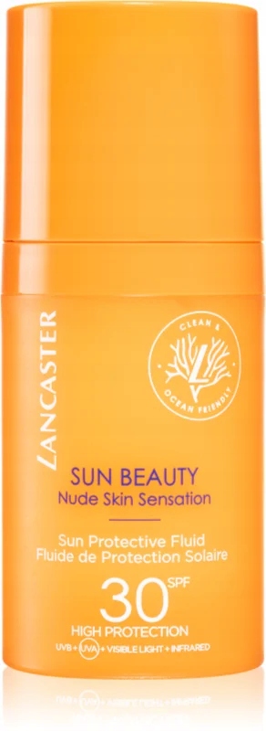 Lancaster Sun Beauty Nude Skin Sensation tónovací fluid na opalování s filtrem
