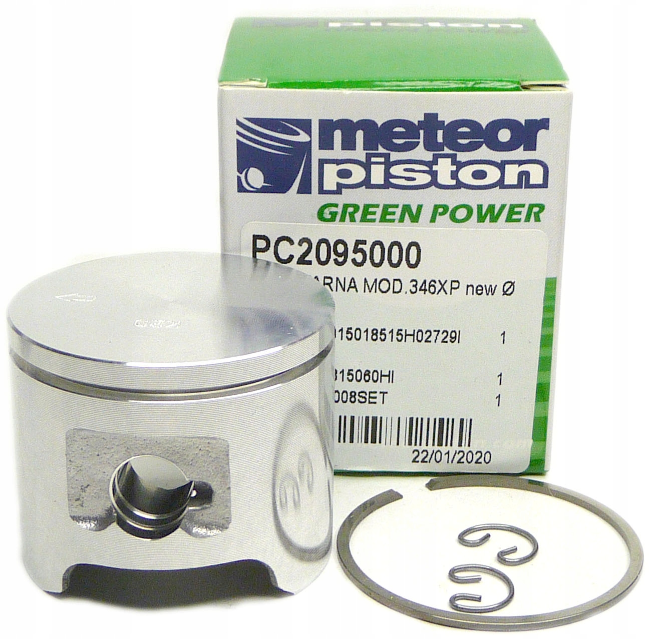 

Tłok Komplet Husqvarna 346XP śr. 44,3 mm Meteor