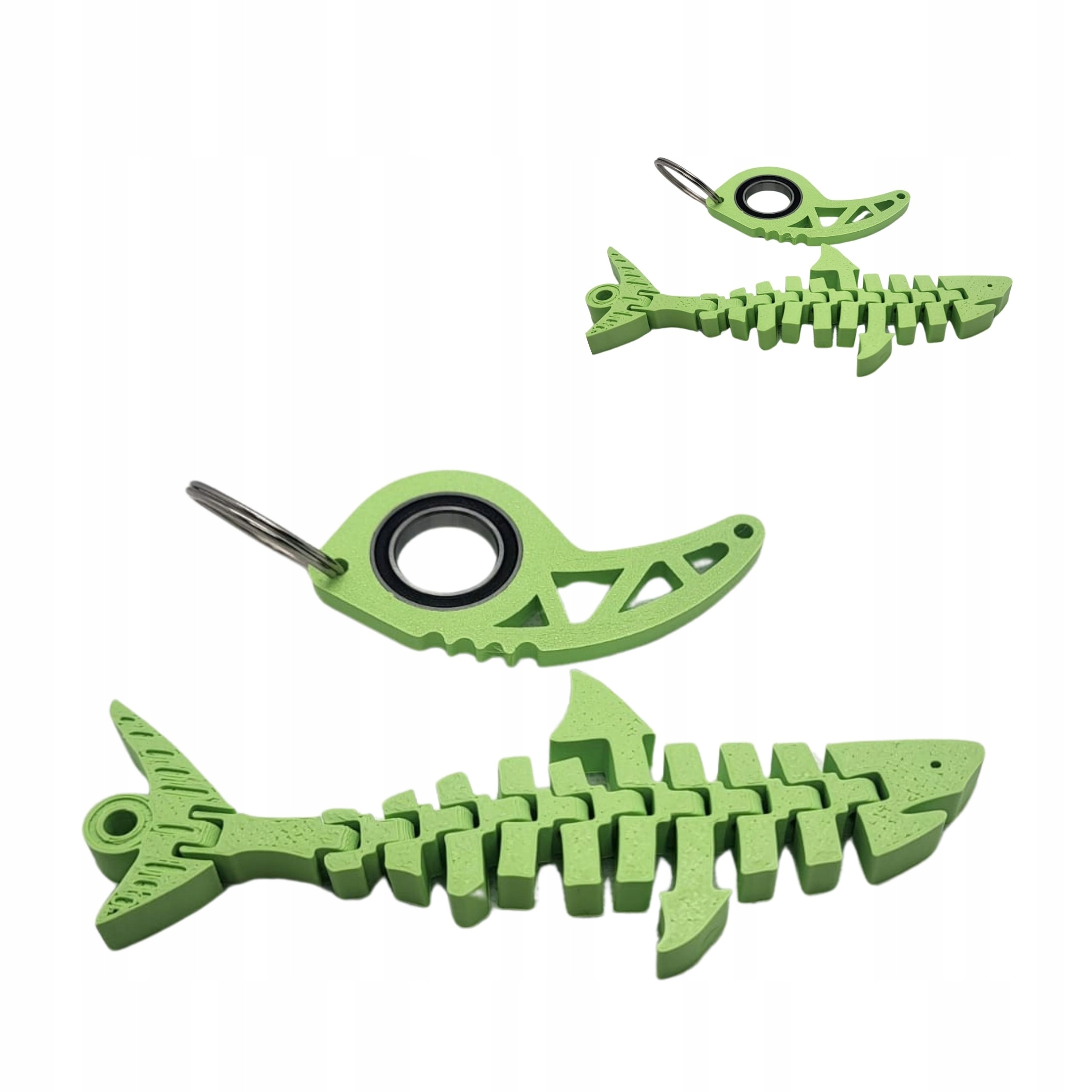 KEYRAMBIT KEYSPINNER + REKINEK TIKTOK 3D ZESTAW Z ŁOŻYSKIEM KOLOR LIMONKOWY