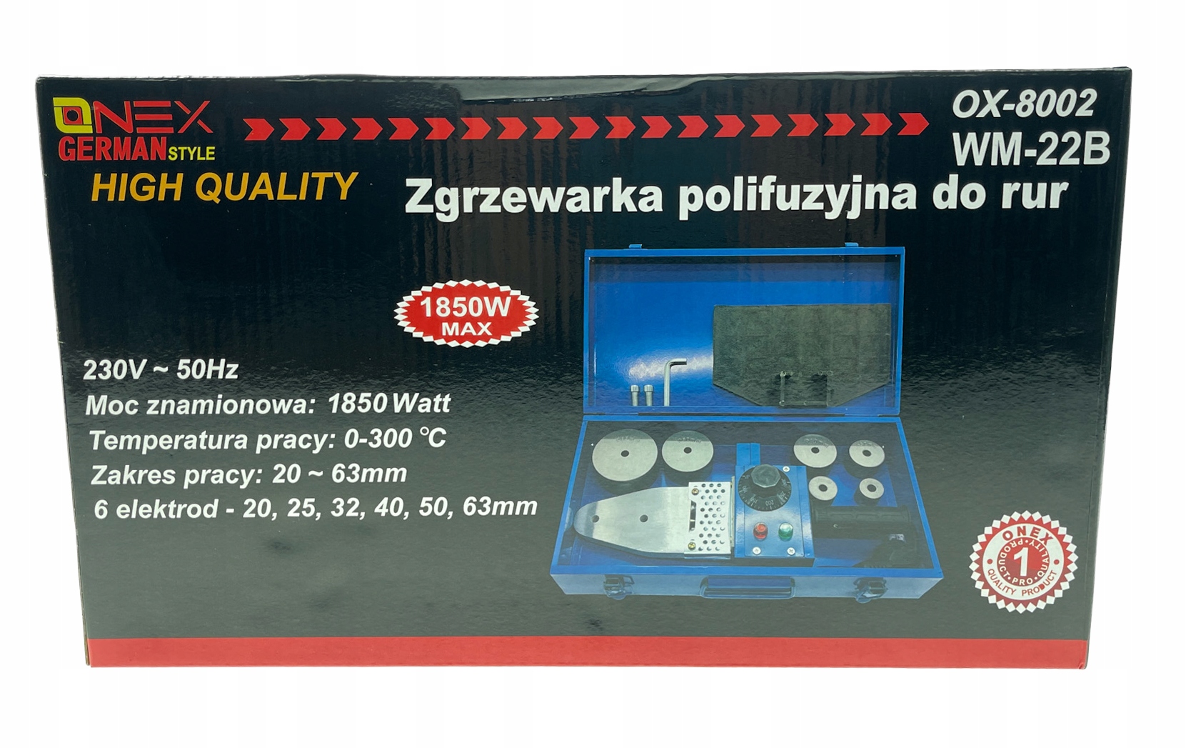 ZGRZEWARKA DO ZGRZEWANIA RUR PP PCV MOCNA 6 MATRYC Marka Boxer