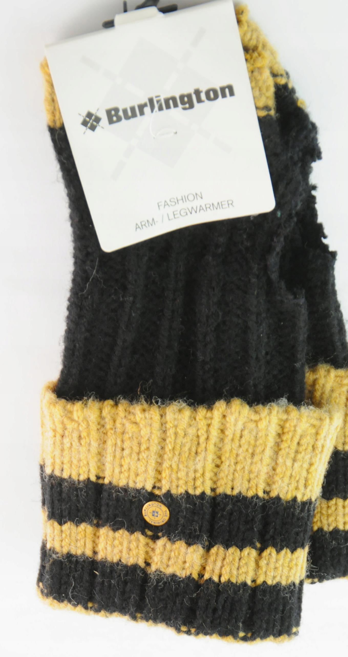 OCIEPLACZ NA RĘCE GETRY BURLINGTON WEŁNA GRUBE CIEPŁE CZARN -40%